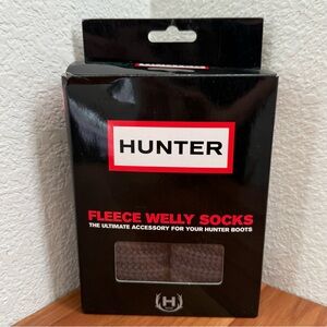 Hunter Black Fleece Welly Socks Packaging